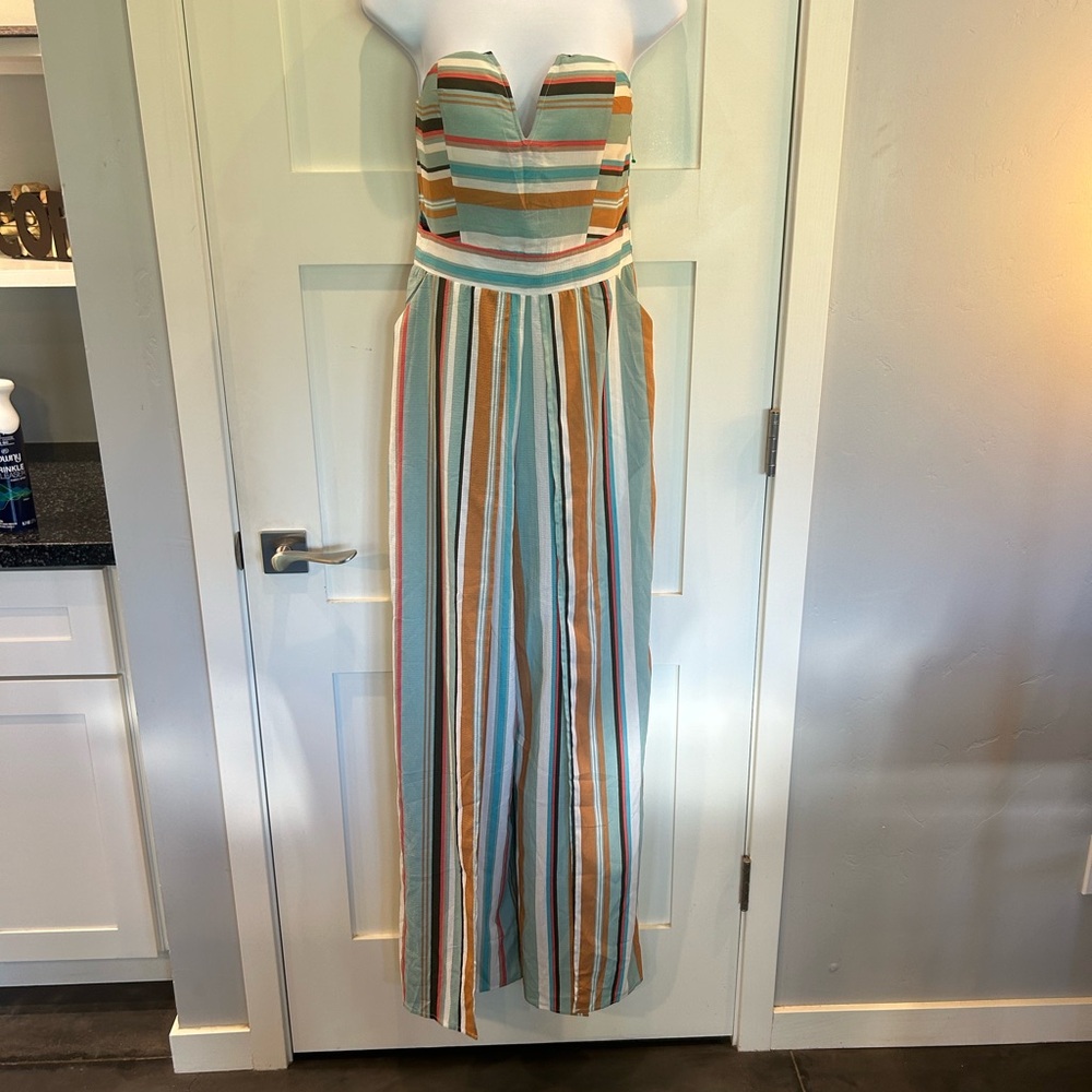 Adorable striped jumpsuit